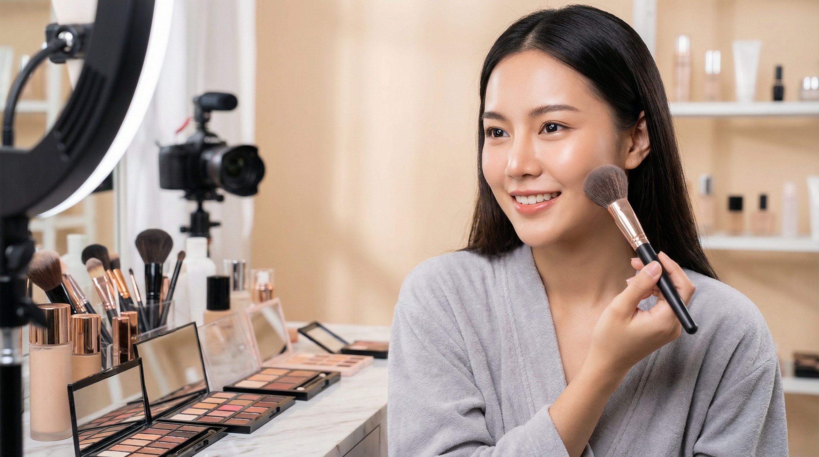 17c一起草美妆视频